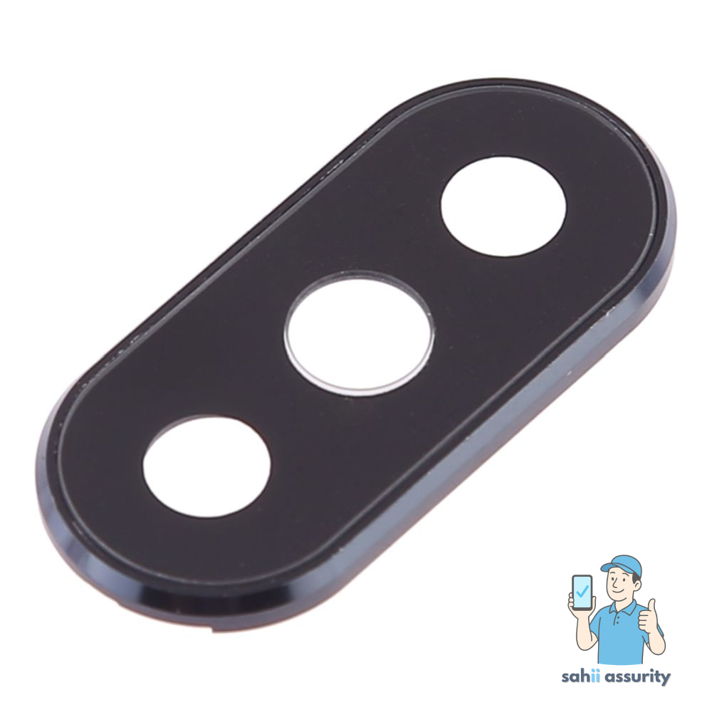 Camera Lens Glass with Frame for Xiaomi Redmi Note 5 Pro Black thumbnail